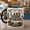 Black, variant on Fishing Weekend Mug 3D Effect Lake Fish Coffee Cup Gift for Anglers and Cabin Trips