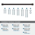 thumbnail image 4 of Amerock Faraday 18 inch (457mm) Center-to-Center Oil-Rubbed Bronze Appliance Pull, 4 of 6