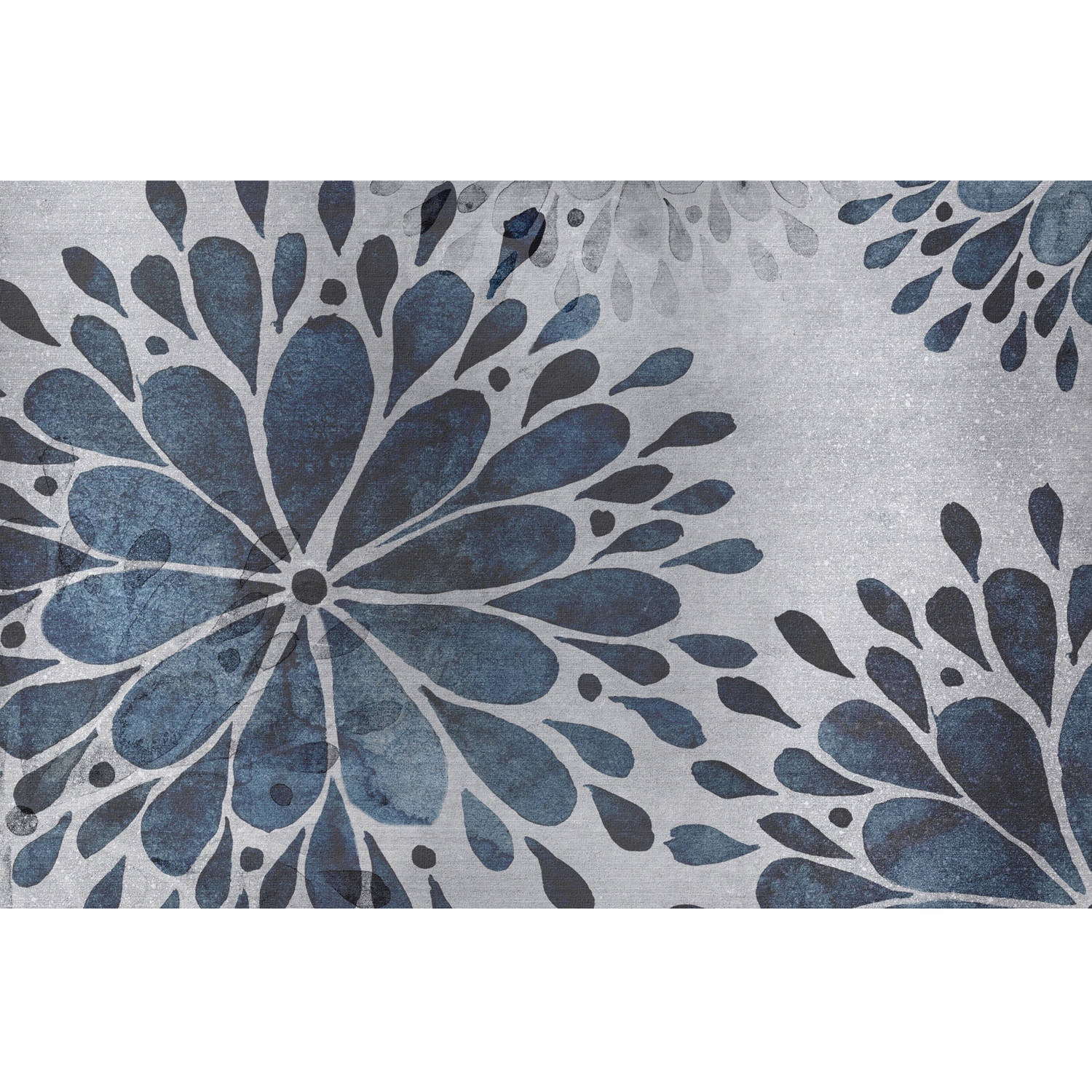 "Petal Splash" Painting Print on Wrapped Canvas