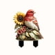 thumbnail image 1 of Escultura acrílica para jardín exterior con pájaro rojo y girasol, accesorios decorativos insertados para patio y jardín | Weather Craft, 1 of 7