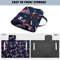 thumbnail image 5 of COEQINE US Flag Golf Cart Seat Cover Towel with Foldable Design and Carry Handle, Universal Comfort Quilted Polyester, 4 Front Pockets, for Patriotic Decor, USA American Flag, 5 of 8