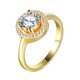 thumbnail image 3 of AAA Rhinestone Cobre Cristal Banda Moda Joyería 8/7/6 Tamaño Oro Tono, 3 of 4