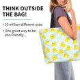 thumbnail image 2 of Balery cute rubber duck Bolsa Tote Estilo Estético con Cremalleras, Bolsa de Hombro, Bolsa de Compras Grande y Plegable, 2 of 8