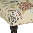 thumbnail image 5 of Safavieh Mercer Collection Simba Multicolored and Espresso Bench, 5 of 6