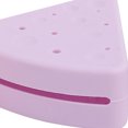 thumbnail image 2 of Soporte De Esponja De Maquillaje Estuche de esponja de maquillaje de silicona Triángulo portátil para herramientas cosméticas (púrpura), 2 of 8