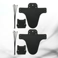 thumbnail image 3 of 2 Sets Bike Mudguards for Front Fork Plastic Black Keep Out the Rain and Dirt, 3 of 8