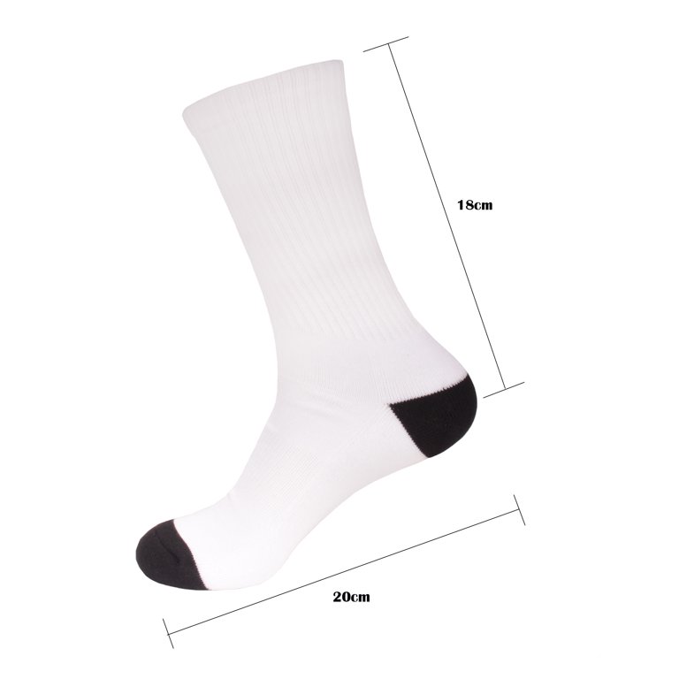 Sublimation Socks | Women | Men | 3 Pack Women's Ankle