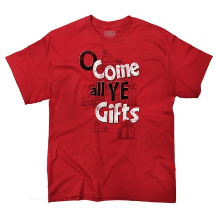 Come All Santa Christmas Funny Shirts Gift Ideas Cool Quote T-Shirt Tee by Brisco Brands