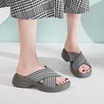 thumbnail image 2 of Mostsola Sandals for Women Trendy Open Toe Slip on Walking Shoes Lightweight Summer Dress Shoes, 2 of 9