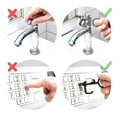 thumbnail image 3 of 2pcs Anti-Electrocution Door Opener Keychain (White + Black), 3 of 8