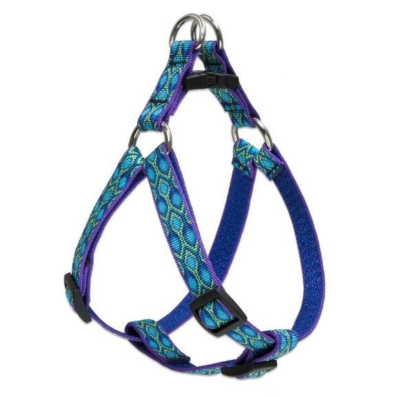 LupinePet Originals 3/4" Rain Song 15-21" Step In Harness for Small Dogs