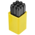 thumbnail image 1 of Conjunto de punzones de números Uxcell de 0.16'' para madera, cuero, acero, herramienta de punzonado metálico negra 1 pieza, 1 of 4