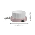 thumbnail image 2 of Outside Heated Water Bowl Large Thermostatic Control Pet Dish, Anti-Freeze Heated Dog Bowl and Heated Cat Bowl for Outdoor Winter Use, Keeps Drinkable Water Warm for All Animals, 2 of 4