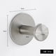 thumbnail image 5 of Gancho de pared de acero inoxidable | Perchero inoxidable para abrigos y toallas para baño, armario y puerta | Perchero metálico resistente de fácil instalación, 5 of 5