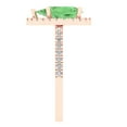 thumbnail image 3 of Halo Engagement Ring for Women - 2.38ct Simulated Green Diamond in 18K Rose Gold Promise Ring, 3 of 6