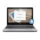 thumbnail image 1 of HP Chromebook 11-v032nr 11.6" TS Intel Celeron N3060 1.6 GHz Intel HD Graphics 400 4 GB RAM 16 GB eMMC Chrome OS™ BT Webcam Ash gray HP 11-v032nr, 1 of 3