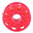thumbnail image 4 of CARRETE DE BUCEO LIGERO PLÁSTICO DOBLE EXTREMO PERNO CLIP A PRESIÓN NARANJA FLUORESCENTE CABLE 30M PARA BUCEADORES, 4 of 7
