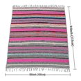 thumbnail image 2 of Mexican Blanket Striped Tassel Tablecloth 59 X 84 Inch For Mexican Wedding Party Decorations, Large, 2 of 4