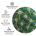 thumbnail image 3 of Yiaed Thorns Of Macro Cactus Print Leather Coasters for Drinks - Cup Coasters Coffee Table Kitchen Table Bar, Home & Office Gifts Handmade Drink Coasters-Round Shape, 3 of 6