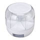 thumbnail image 4 of Caja De Almacenamiento De Granos, Dispensador De Arroz Giratorio PP, Tapa Extraíble, 6 Compartimentos Para Tienda, 4 of 7