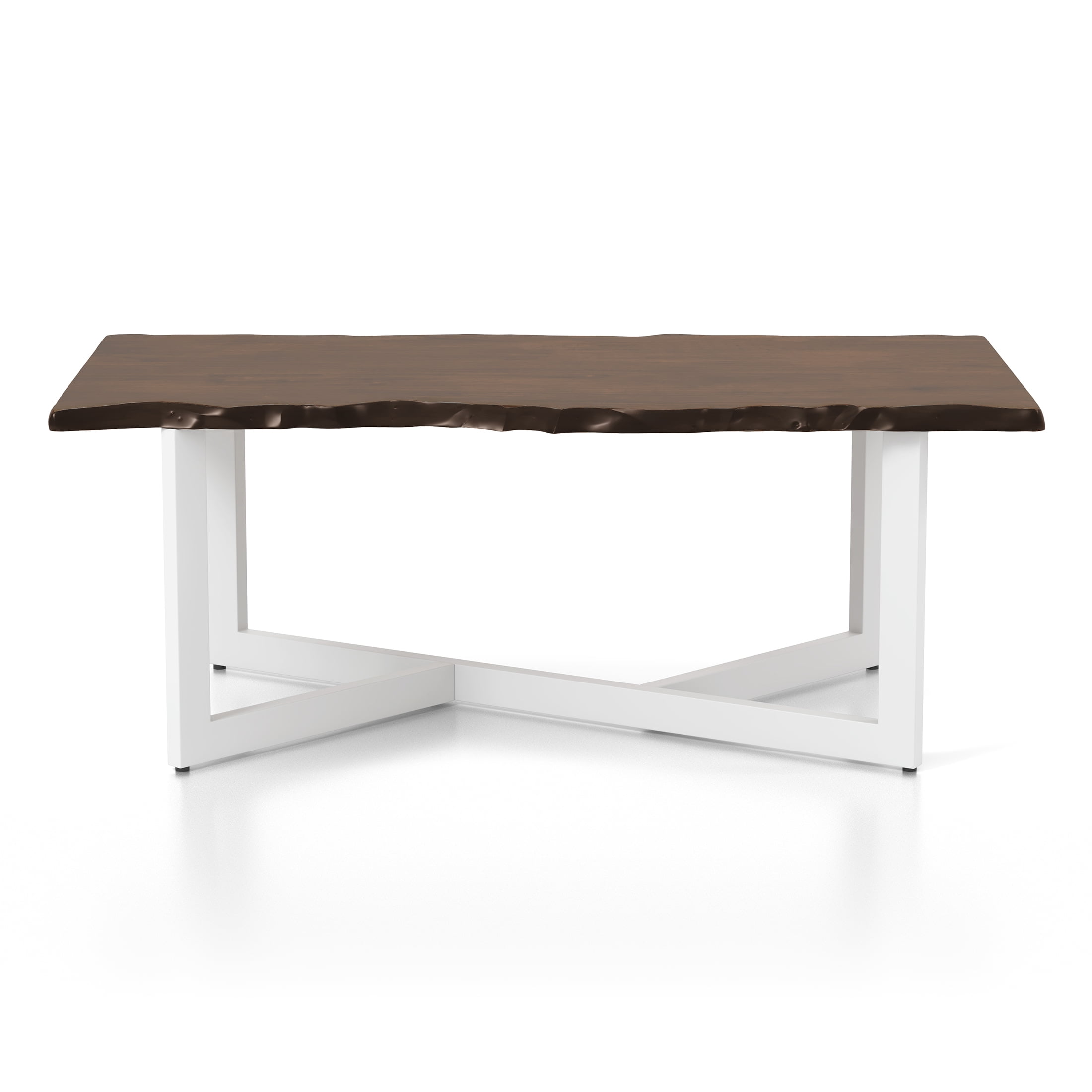 Furniture of America Zart 2-Piece Coffee Table Set, Oak