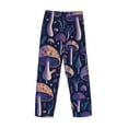 thumbnail image 5 of Fotbe Men'S Floral Hippie Mushroomsclassic Pajama Pants With Elastic Waist And Drawstring Pockets，Pajama Pants Mens Lounge Pants Super Soft, 5 of 9