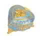 thumbnail image 5 of Joyero con forma de corazón, organizador de collares, elegante joyero portátil. Oro rosa azul, 5 of 9