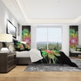 thumbnail image 3 of Designart 'Ideal Fractal Flower Digital Art in Green' Modern & Contemporary Duvet Cover Set, 3 of 4