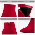 thumbnail image 2 of Dream Pairs Women's Casual Chunky High Heel Ankle Booties Party Dress Shoes SIANNA-1 RED Size 5.5, 2 of 6