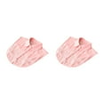 thumbnail image 1 of Minnieouse Mujeres diseño simple Color sólido falso cuello niñas Formal falso media camisa decorativa desmontable solapa accesorio punto rosa 2piezas, 1 of 6
