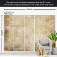 thumbnail image 3 of Abstract Wallpaper Wall Mural - Golden Etude, 3 of 5