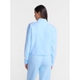 thumbnail image 3 of No Boundaries Polar Fleece Zip Up Jacket, Women’s and Women's Plus XXS-4X, 3 of 6
