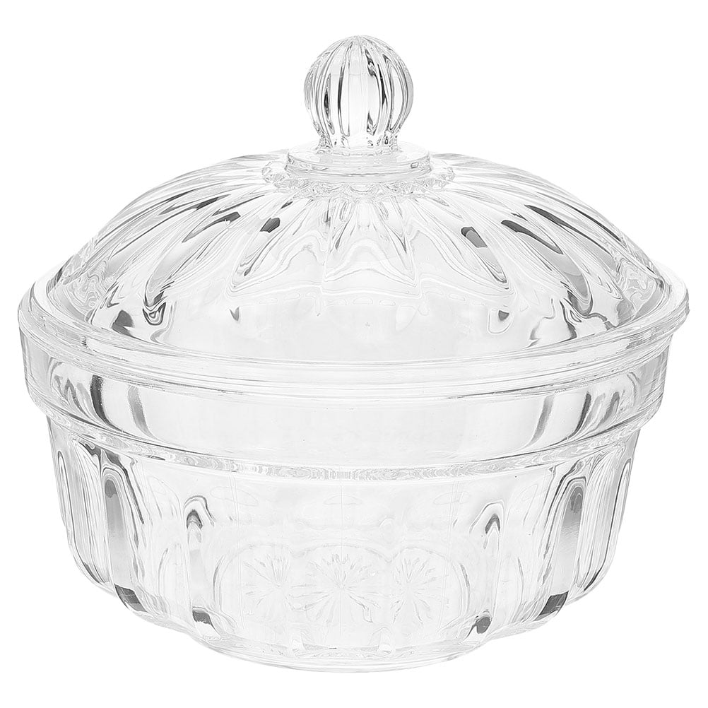 NUOLUX Acrylic Candy Bowl and Lid Clear Candy Box Sealing Candy Holder