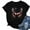 Black, variant on Sexlip Womens Short Sleeve Animal Print Crew Neck T Shirt Lightweight Fabric Casual Silhouette for Vacation Looks Black XXXL