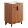 thumbnail image 3 of Modway Miles 24” Bathroom Vanity in White Walnut, 3 of 11