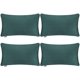 thumbnail image 1 of Thmyo Paquete de 4 fundas de almohada 100% algodón, cómodas, decorativas y sólidas, fundas de cojín cuadradas, fundas de almohada en blanco para sublimación, fundas de almohada navideñas para sofá (18, 1 of 4