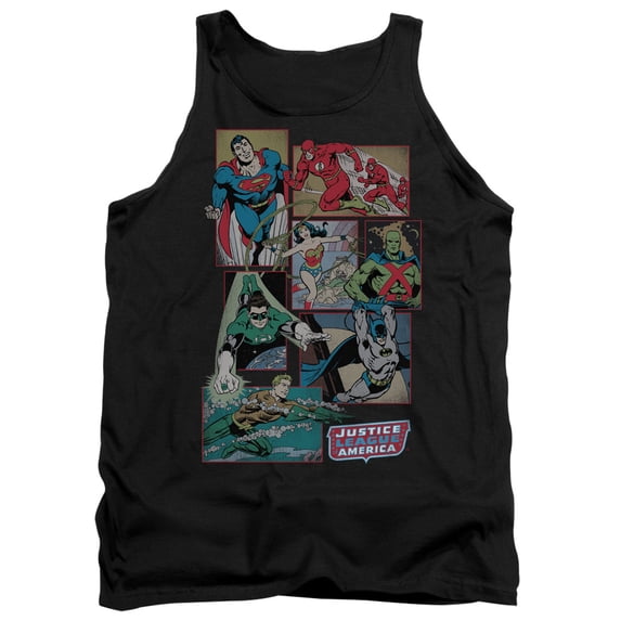 Dc - Justice League Boxes - Tank Top - XX-Large