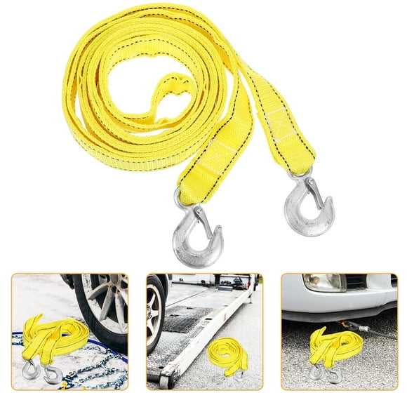 WHAMVOX Polypropylene Tow Rope Heavy Duty Towing Belt for SUVs 1Pcs