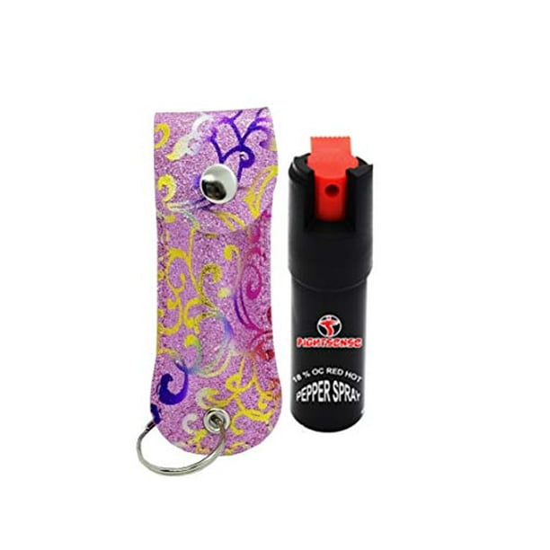 FIGHTSENSE Self Defense Pepper Spray 1/2 oz Compact Size Maximum Strength Police Grade Formula