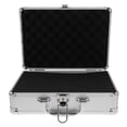 thumbnail image 2 of KAKOWELY Aluminum Alloy Briefcase Hard Storage Case Sponge Insert Briefcase for Instruments Storage,11.42"X8.07"X4.13", 2 of 5