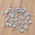 thumbnail image 3 of 50pcs Love Wood Clips Beautiful Small Fixation Clips for Photo Painting (Blue), 3 of 8