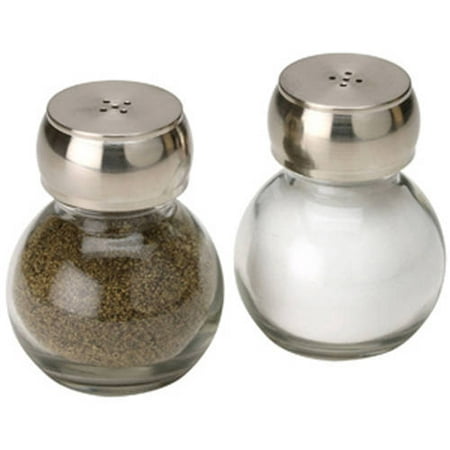Mainstays Glass Salt and Pepper Shakers, Set of 2 (Best Tasting Sea Salt)