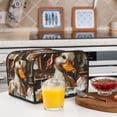 thumbnail image 6 of Balery Cartoon Scottish Duck Pattern Oven Cover Kitchen Bread Machine Protector, 4 Slice Toaster Cover for Home, Anti Dust Fingerprint Coaster Cover, 6 of 7