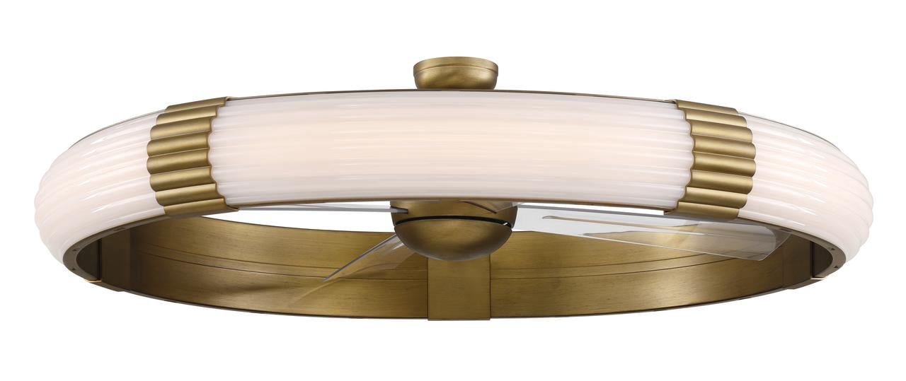 Cipriani 48 in. Modern Bronze Ceiling Fan w/ Integrated LED & Remote Control/Wi-Fi Included