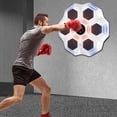 thumbnail image 6 of WEGFTDUOP Smart Music Boxing Electronic Wall Targets ABS Material 6-Target Bluetooth Audio LED Display Adjustable Height No-Drill Home Family Fitness Response Speed Training Equipment, 6 of 8