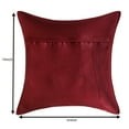 Stylo Culture Ethnic Boho Brocade Burgundy Maroon And Gold Throw Pillow