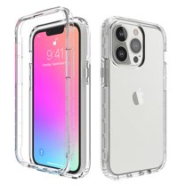 iPhone 13 Pro Max Case,Dteck Shockproof Rubber Bumper Hybrid PC Lightweight Slim Transparent Back Cover without Screen Protector For Apple iPhone 13 Pro Max 6.7-inch,Clear