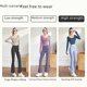 thumbnail image 2 of Traje de yoga adelgazante de corte ajustado y elástico alto, traje de secado rápido Naked Sense, traje deportivo de cintura alta para correr y fitness, 2 of 3