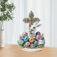 thumbnail image 2 of Juego de Decoración de Escritorio con Adornos de Pascua Acrílicos 2D con Base para Niños., 2 of 7