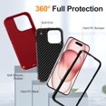 thumbnail image 2 of Dteck for iPhone 14 Pro Case, iPhone 14 Pro Magnetic Phone Case Compatible with MagSafe, Military Grade Drop Protection Heavy Duty Shockproof Phone Case for iPhone 14 Pro,Red, 2 of 6